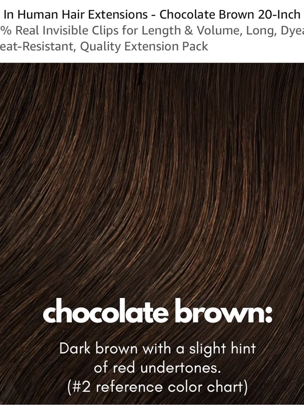 Rich Chocolate Brown Human Hair Extensions – Natural Shine & Volume